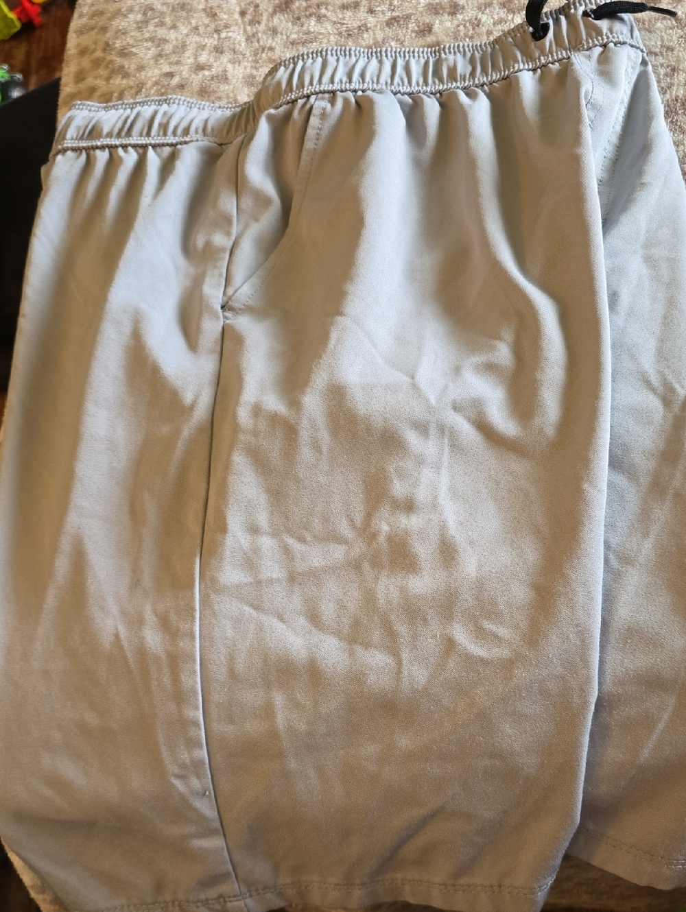 Hurley Light Gray Kids Shorts with Drawstring